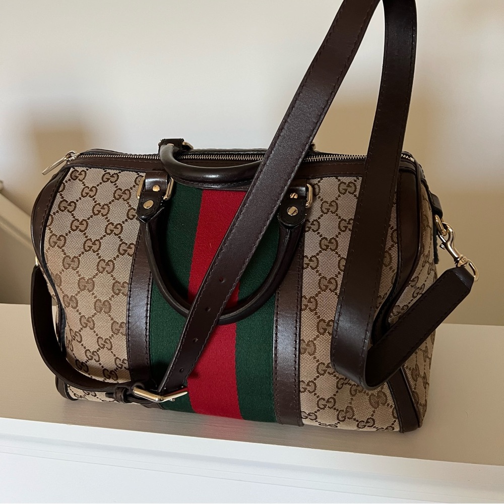 Preloved Gucci GG Supreme Boston Bag